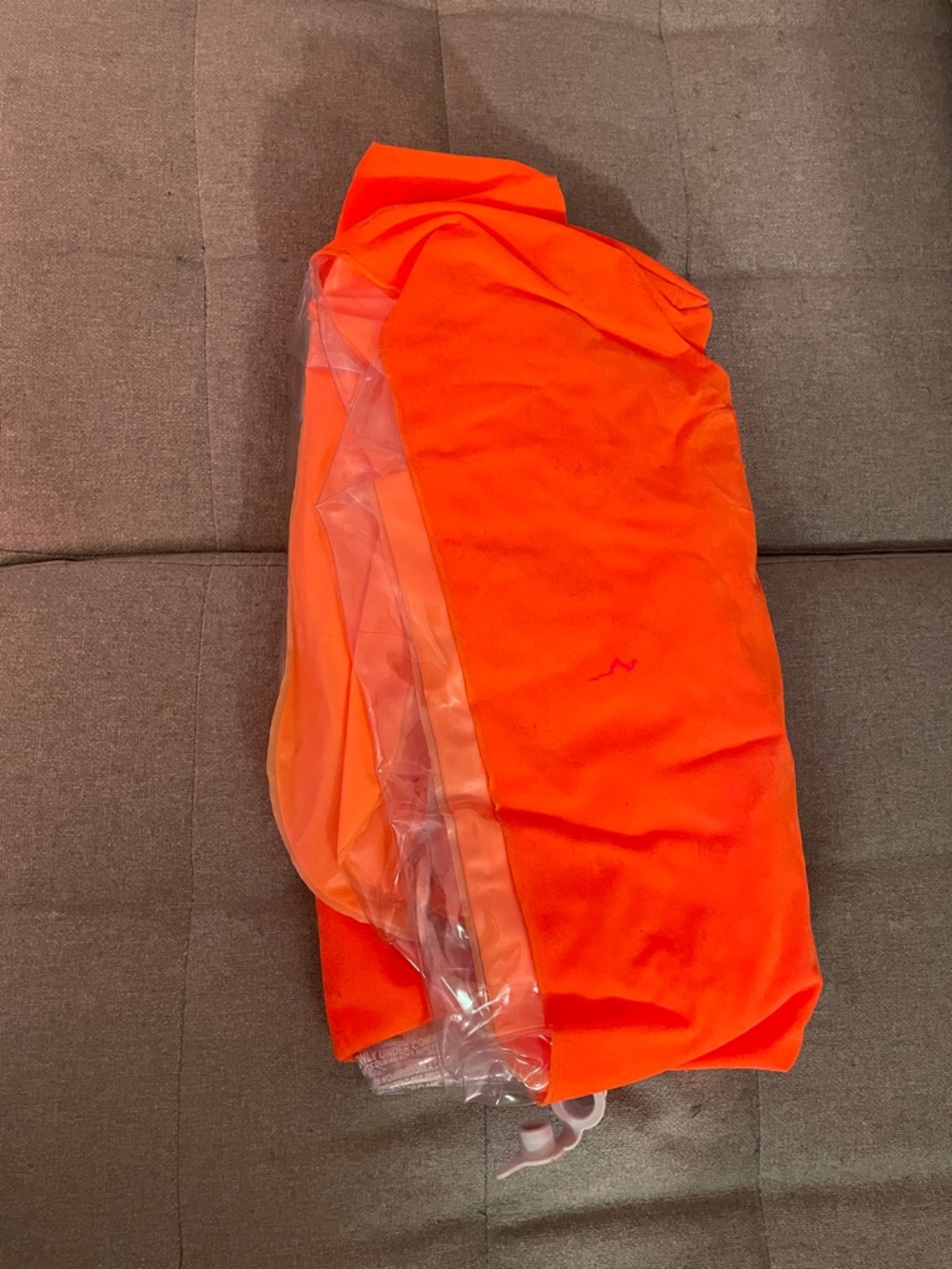 Inflatable Single Mattress (Orange) - Picture 2 of 2